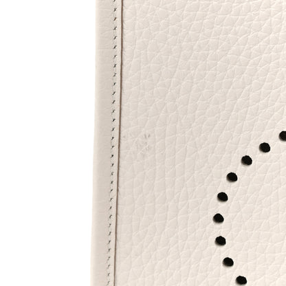 Hermes Taurillon Clemence Amazone Evelyne TPM Gris Pale 10 of 11