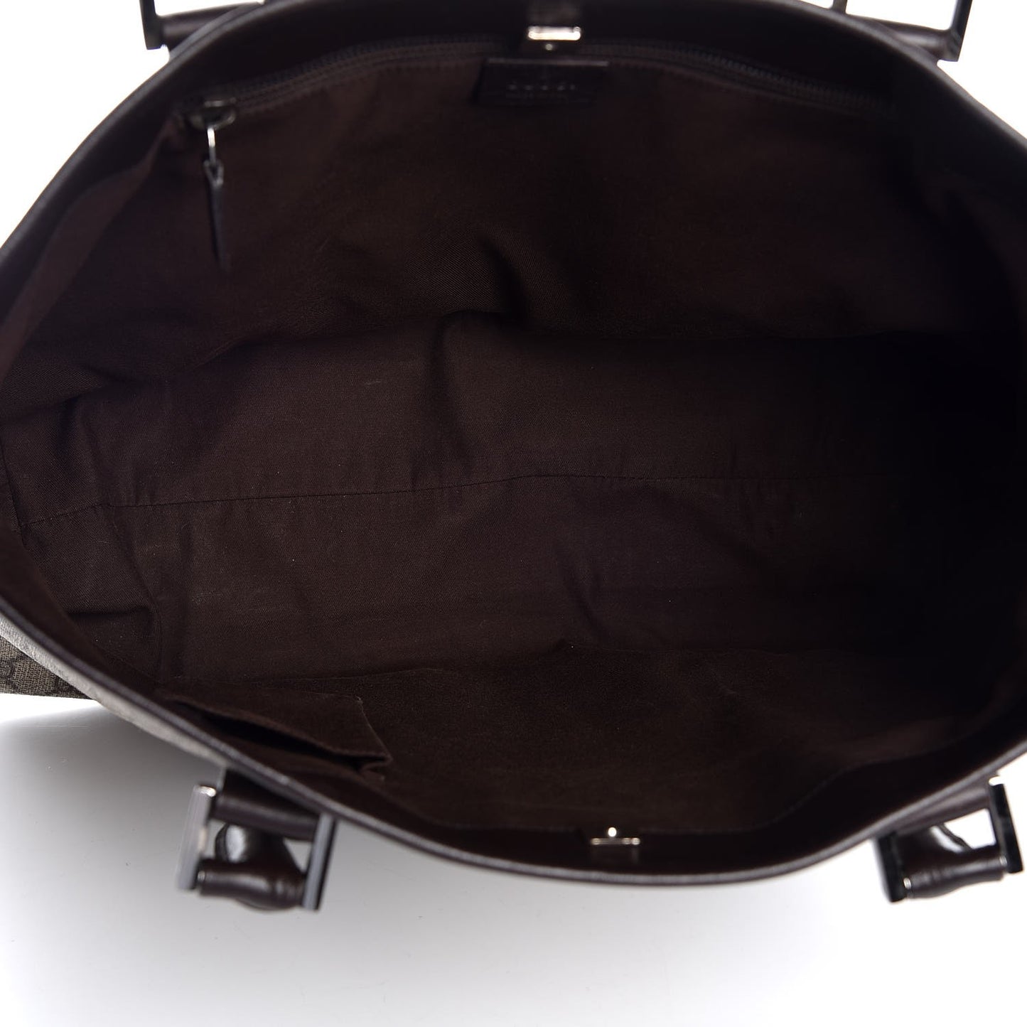 GG Plus Monogram Medium Joy Tote Dark Brown