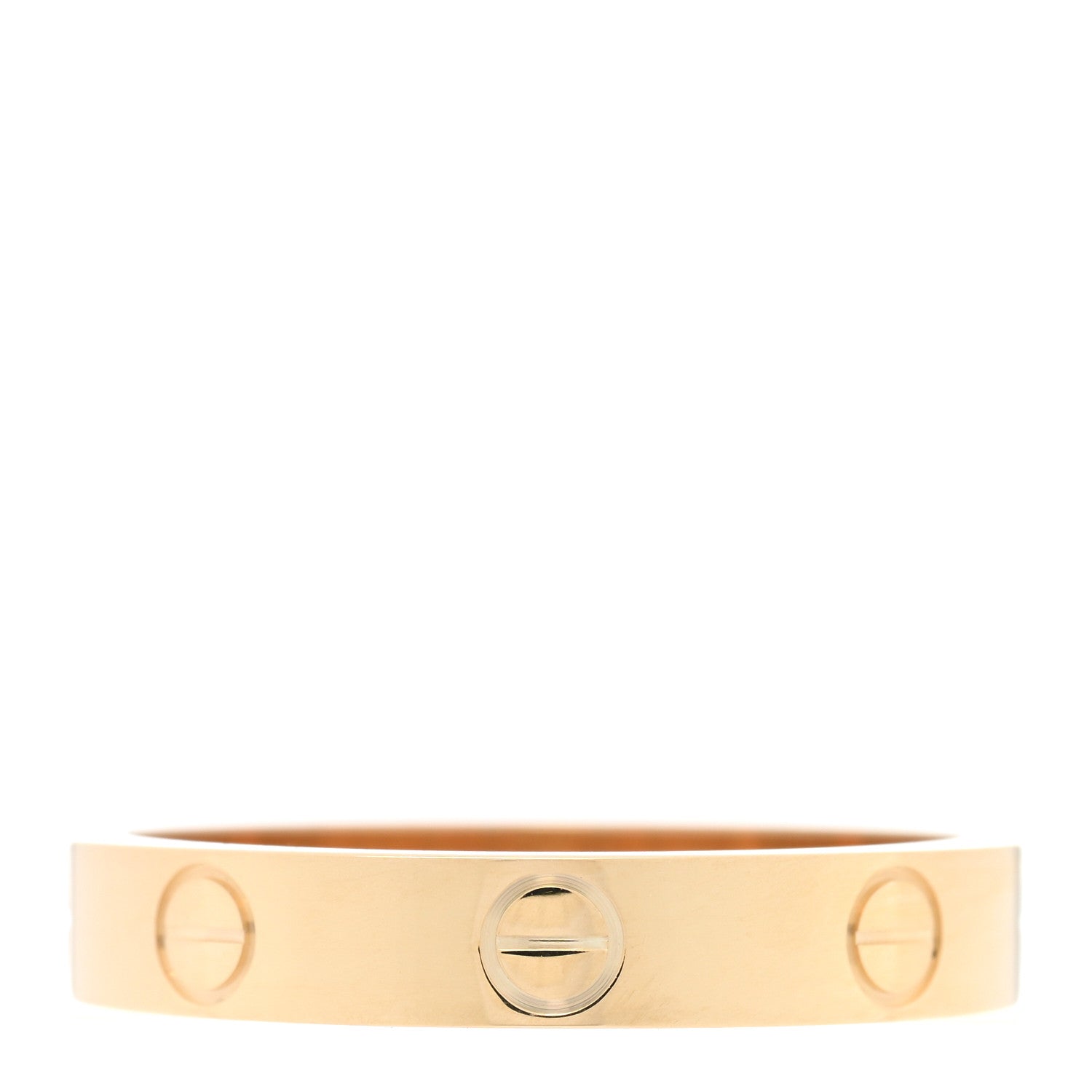 Cartier 18K Yellow Gold 3.5mm LOVE Wedding Band Ring 56 7.5 3 of 5