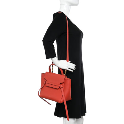 Celine Baby Grained Calfskin Micro Belt Bag Poppy 2 of 13
