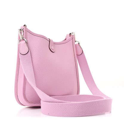 Hermes Taurillon Clemence Evelyne TPM Mauve Sylvestre 3 of 7