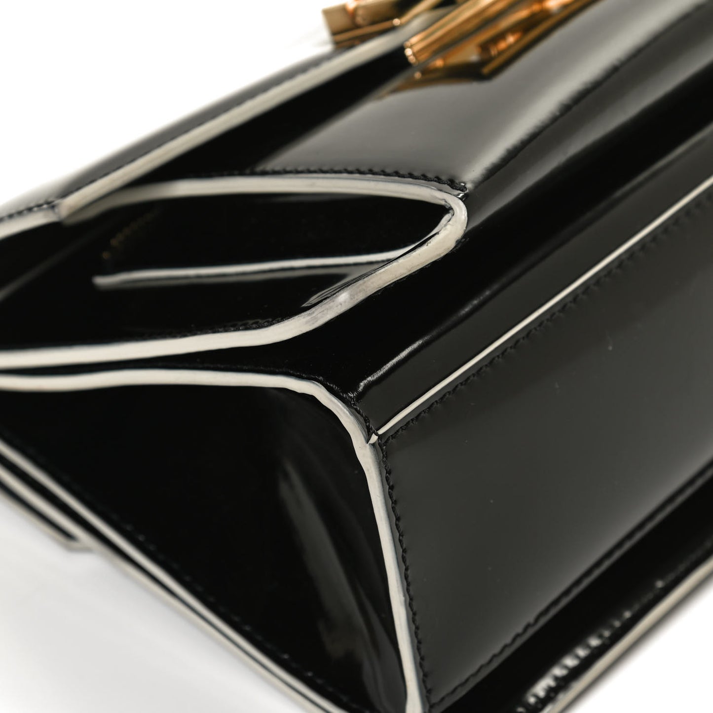 Spazzolato Small GV3 Shoulder Bag Black