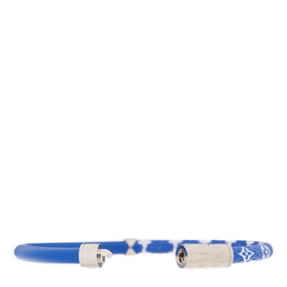 Louis Vuitton Monogram Daily Confidential Bracelet 17 Blue 3 of 4