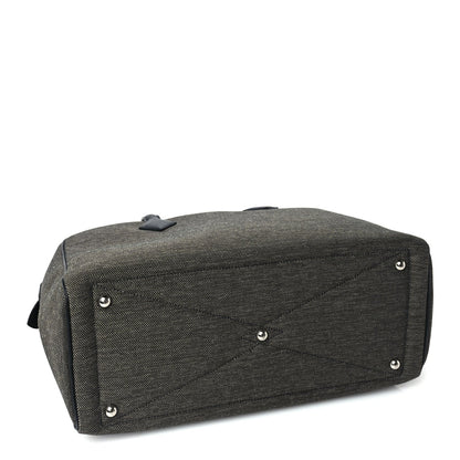 Hermes Toile Taurillon Clemence Victoria II 35 Black 3 of 9