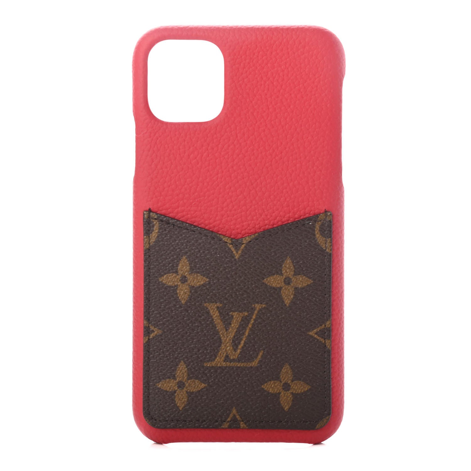 Louis Vuitton Calfskin Monogram iPhone 11 Pro Max Bumper Scarlet 1 of 8