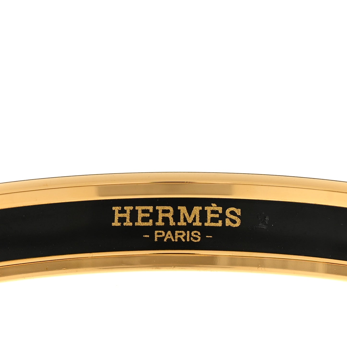 Enamel Printed Narrow Caleche Bracelet 65 Rouge De Chine