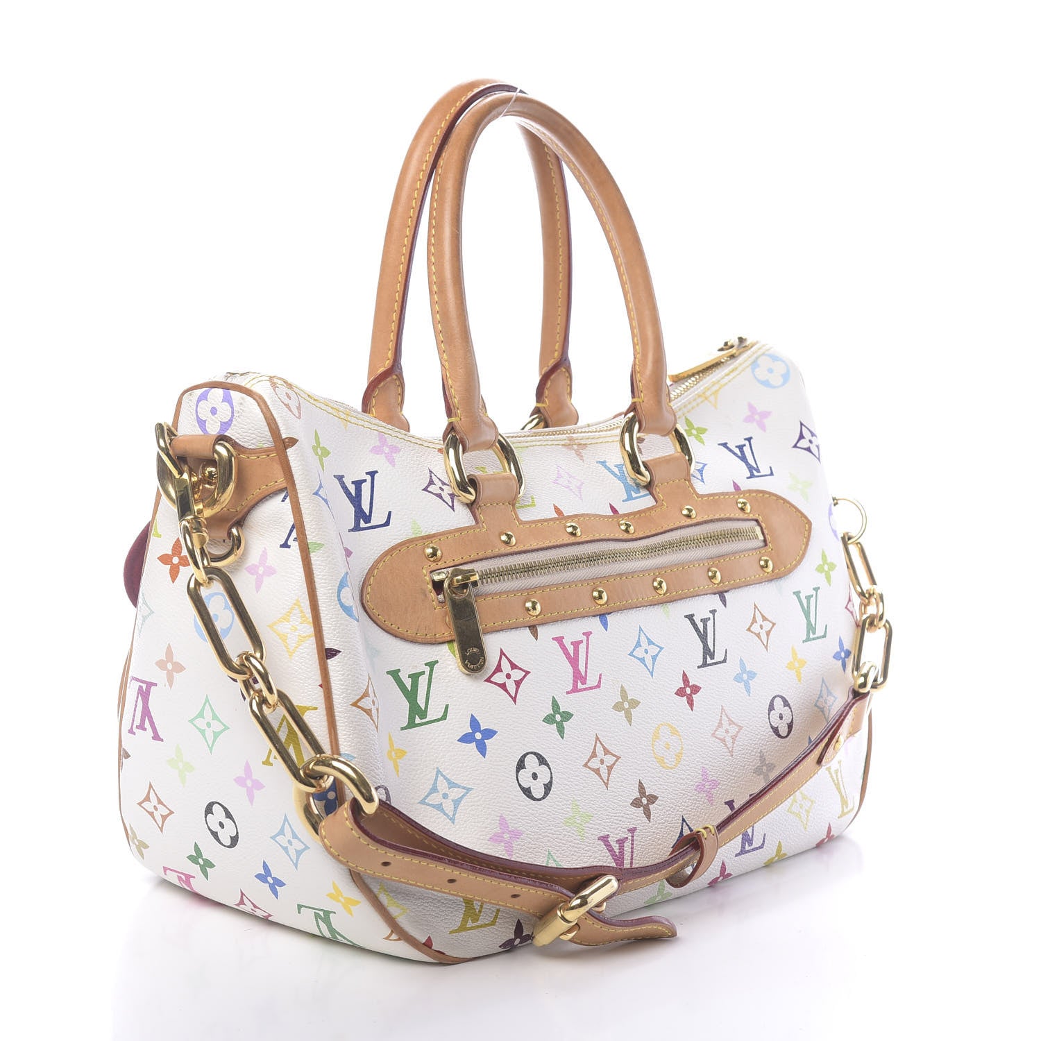 Louis Vuitton Monogram Multicolor Rita White 4 of 12