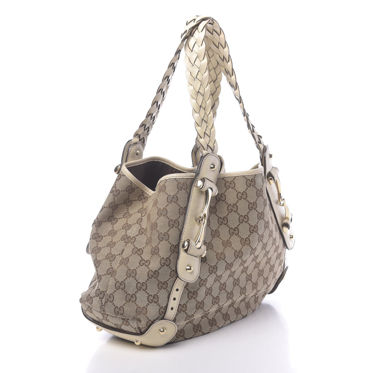 Monogram Small Pelham Shoulder Bag Off White