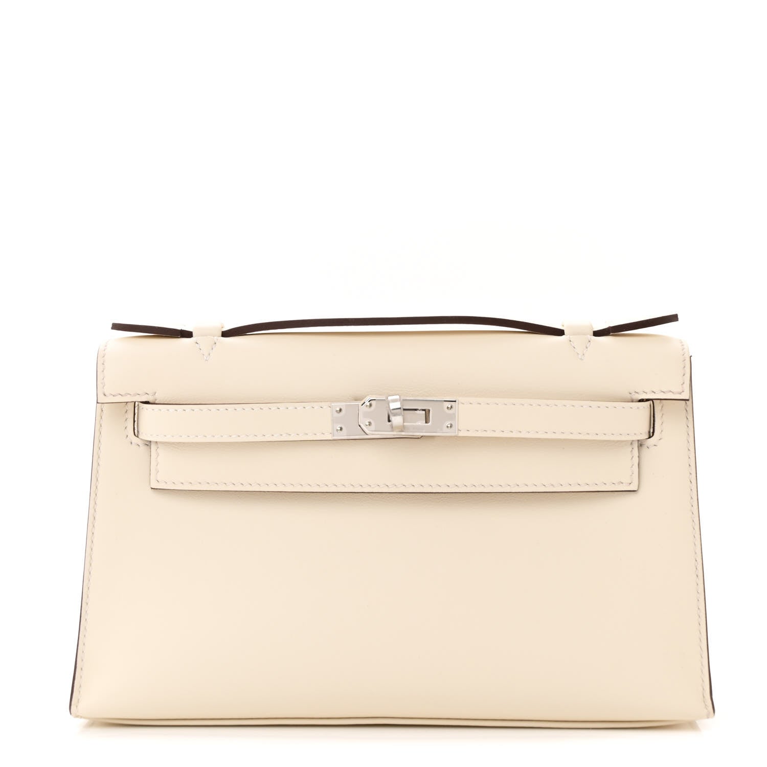 Hermes Swift Kelly Pochette Clutch Nata 1 of 7
