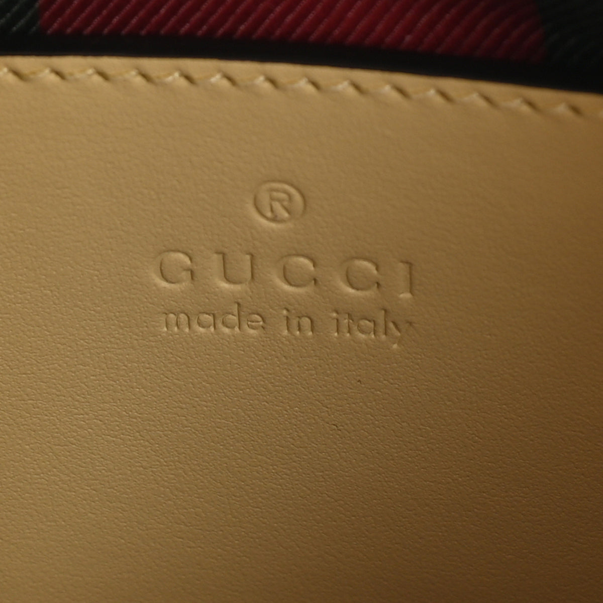 Gucci GG Supreme Monogram Emblem Shoulder Bag Yellow 5 of 8