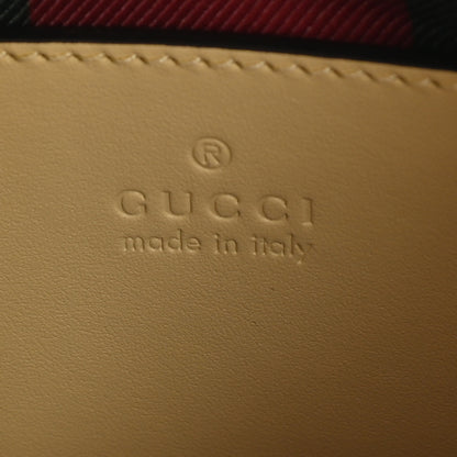Gucci GG Supreme Monogram Emblem Shoulder Bag Yellow 5 of 8