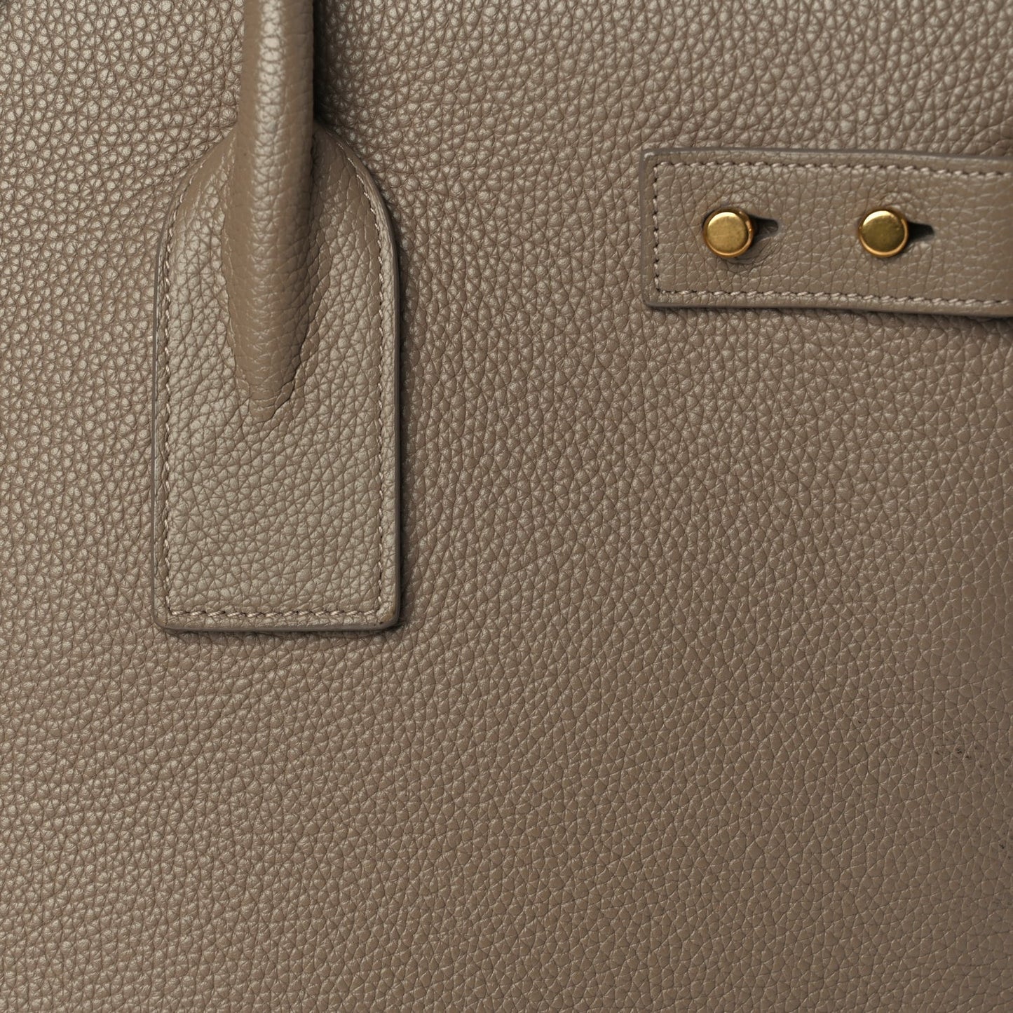 Calfskin Large Souple Sac De Jour Dark Beige
