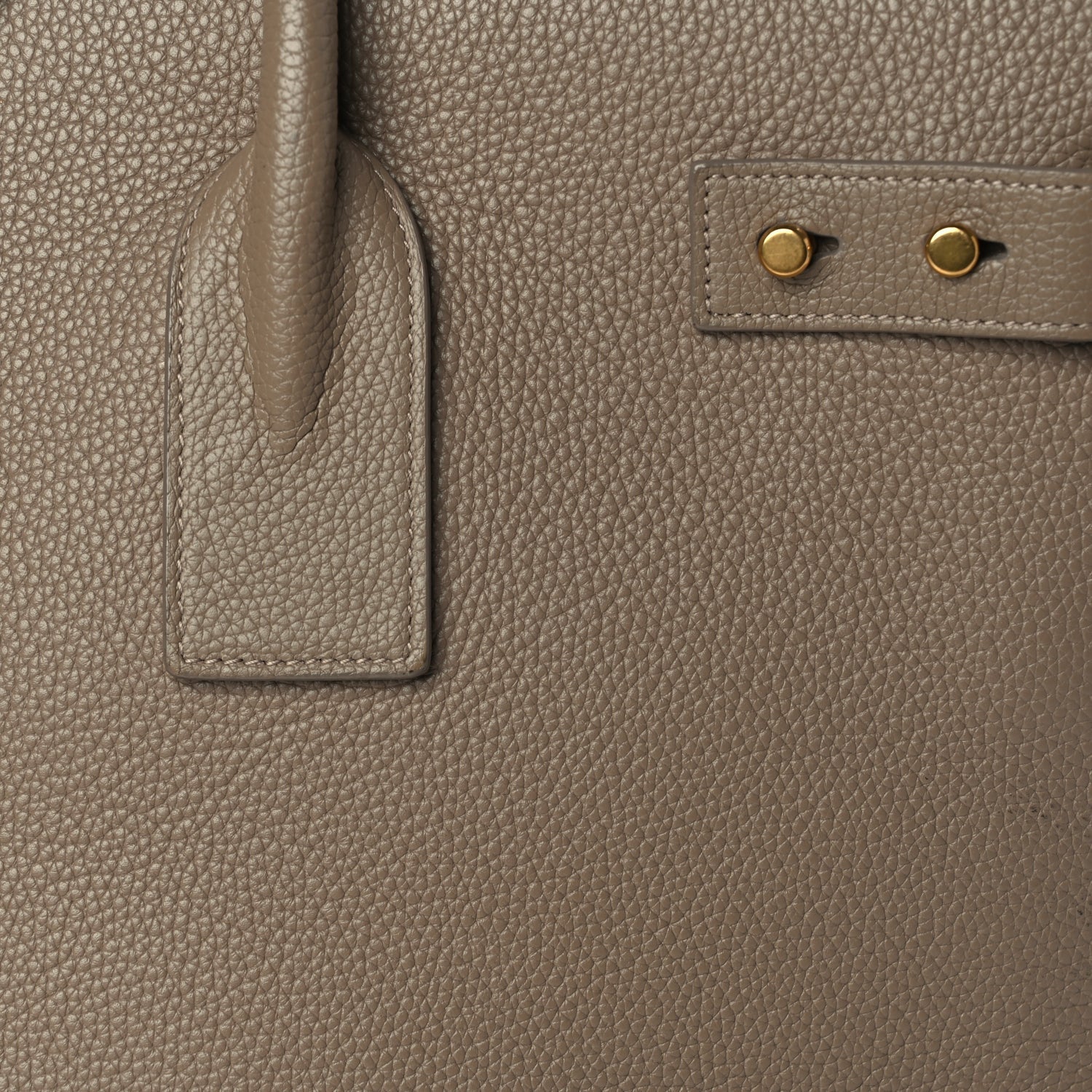 Saint Laurent Calfskin Large Souple Sac De Jour Dark Beige 6 of 8