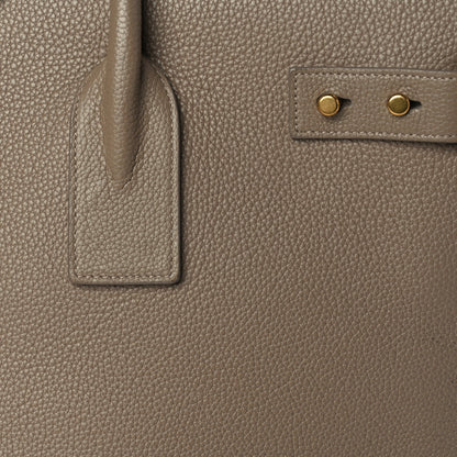 Saint Laurent Calfskin Large Souple Sac De Jour Dark Beige 6 of 8