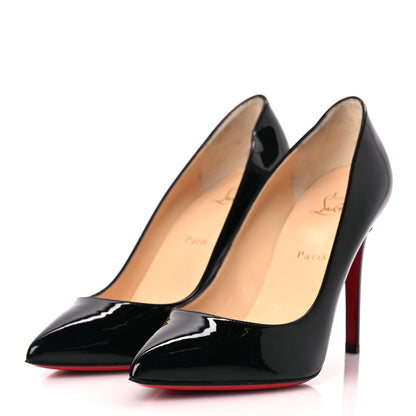 FASHIONPHILE Christian Louboutin Patent Pigalle 100 Pumps 40.5 Black 3 of 9