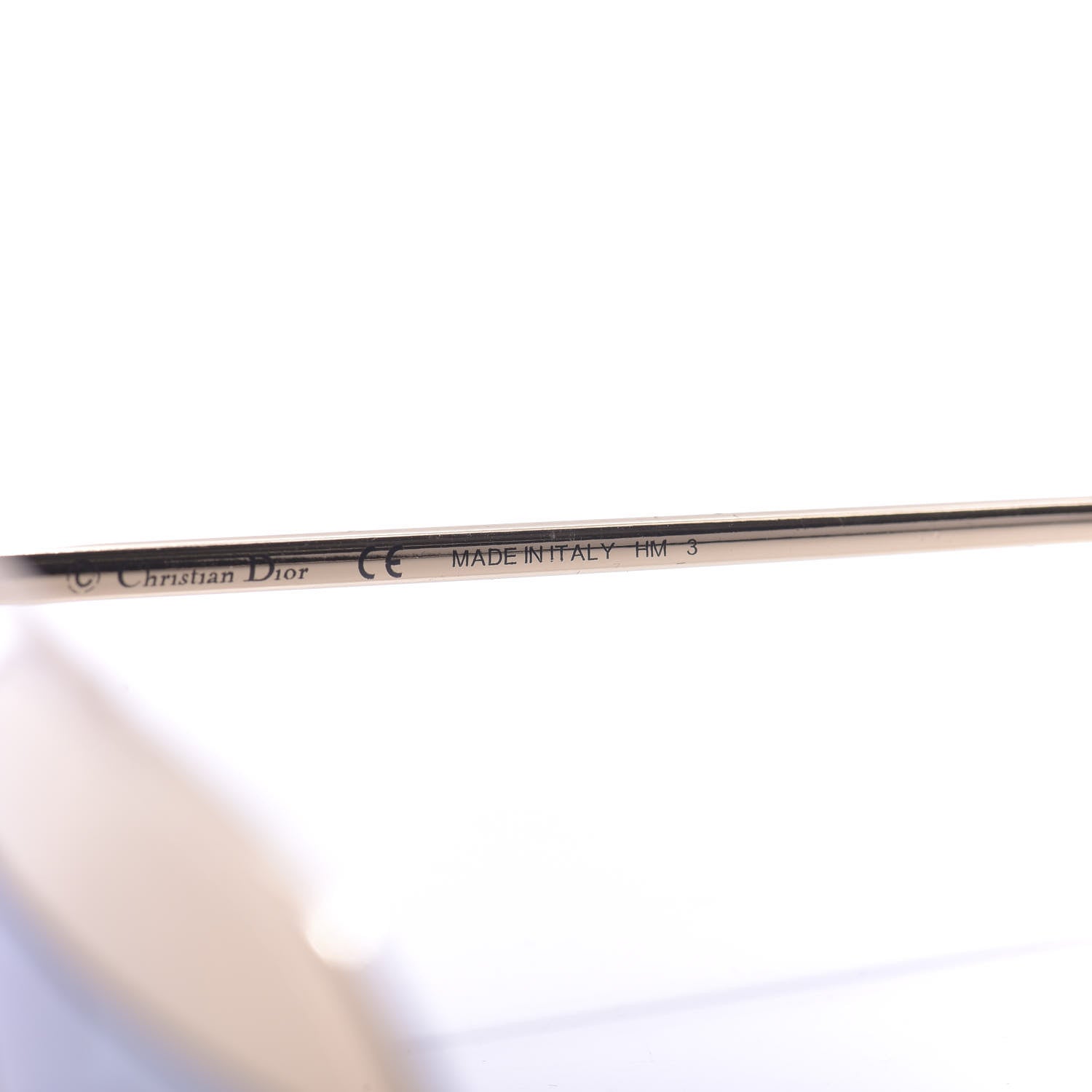 Christian Dior Split 1 Aviator Sunglasses Gold 7 of 9