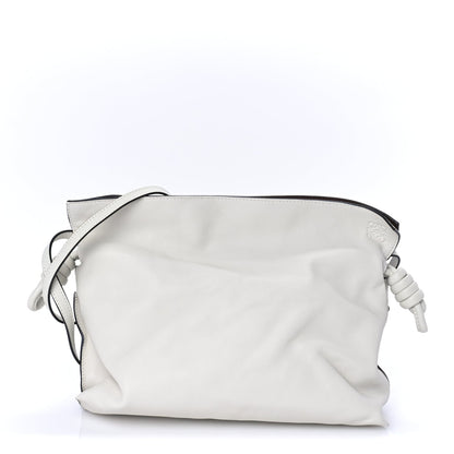 Loewe Nappa Medium Bi-Color Flamenco Knot Bag White 1 of 7