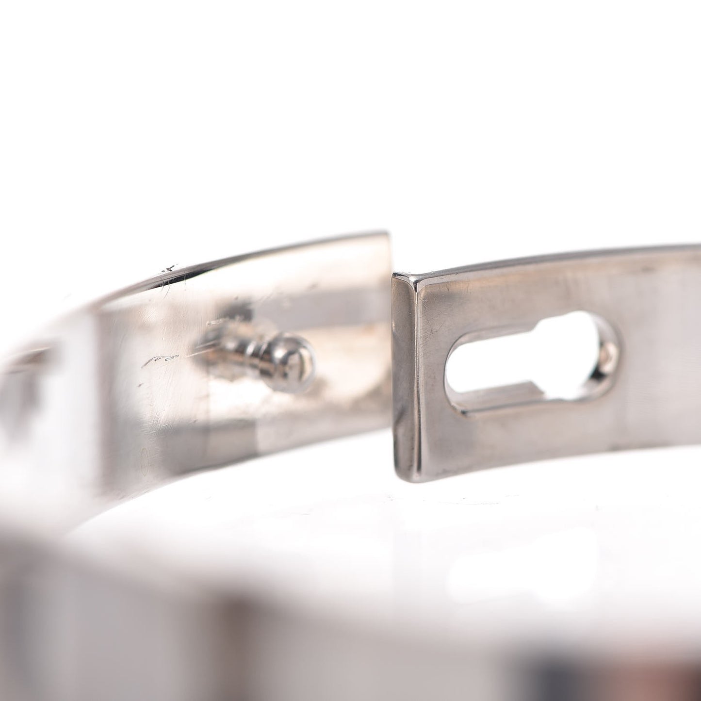 Sterling Silver PM Collier De Chien Bracelet ST