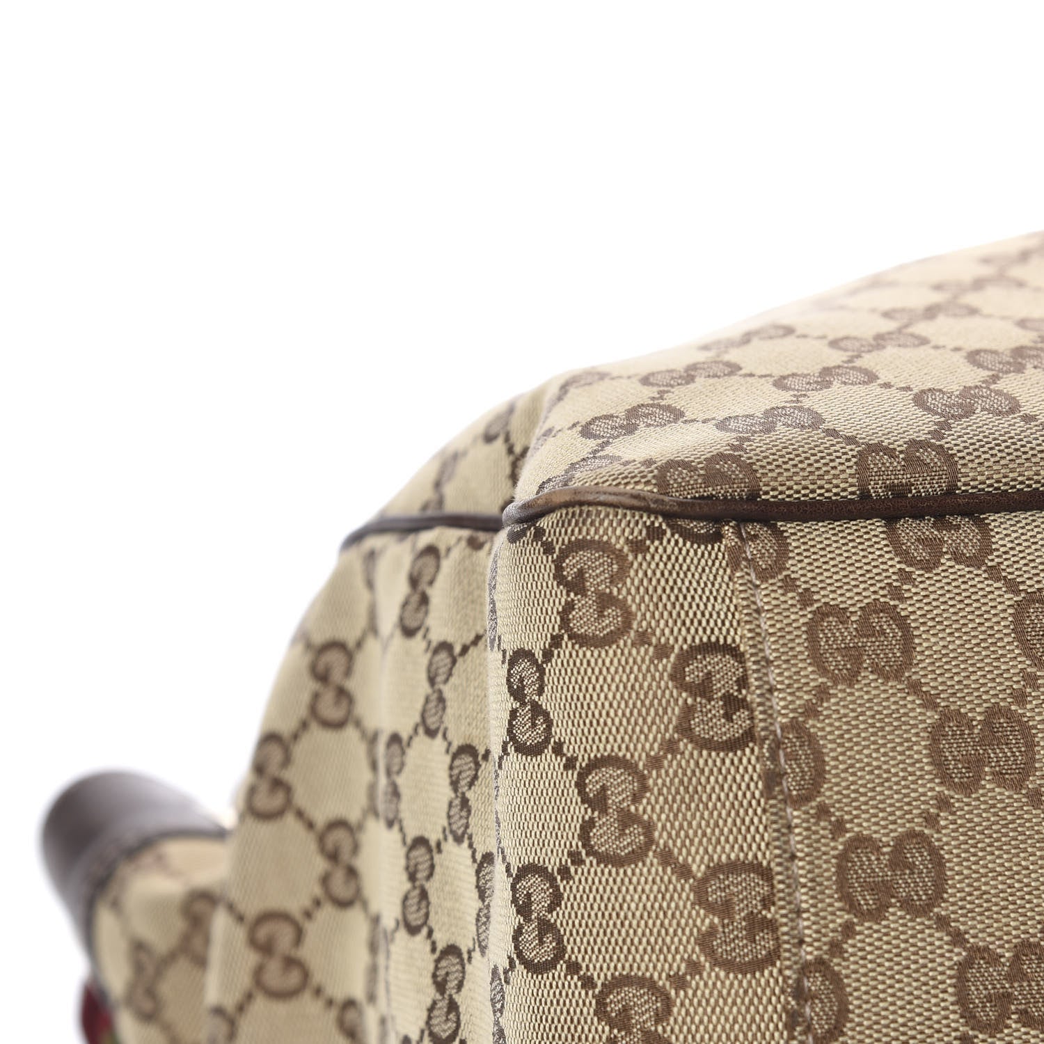 Gucci Monogram Large Positano Tote Brown 9 of 13