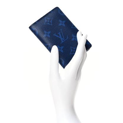 Louis Vuitton Taigarama Pocket Organizer NM Cobalt 2 of 7