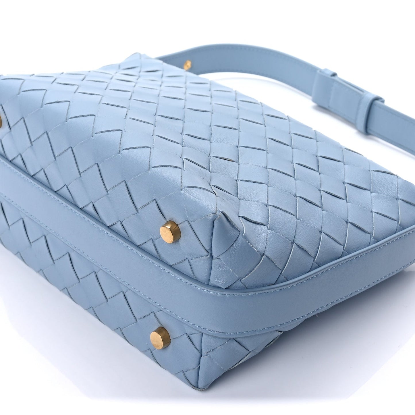 Calfskin Nappa Intrecciato Mini Wallace Ice