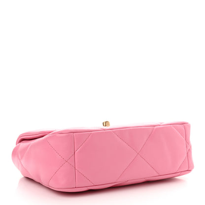 Chanel Lambskin Quilted Medium Chanel 19 Flap Pink 4 of 11