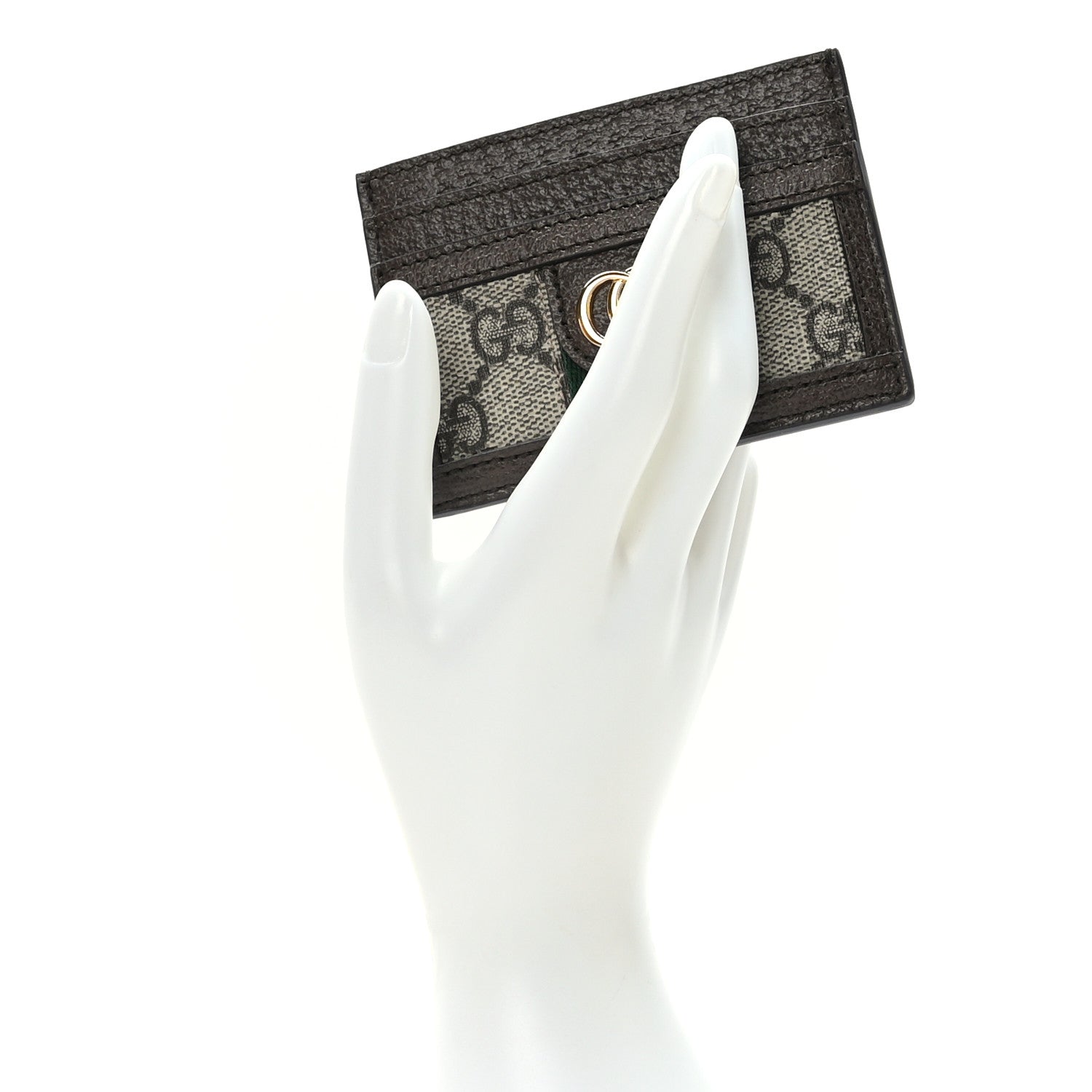 Gucci GG Supreme Monogram Ophidia Card Holder Brown 2 of 6