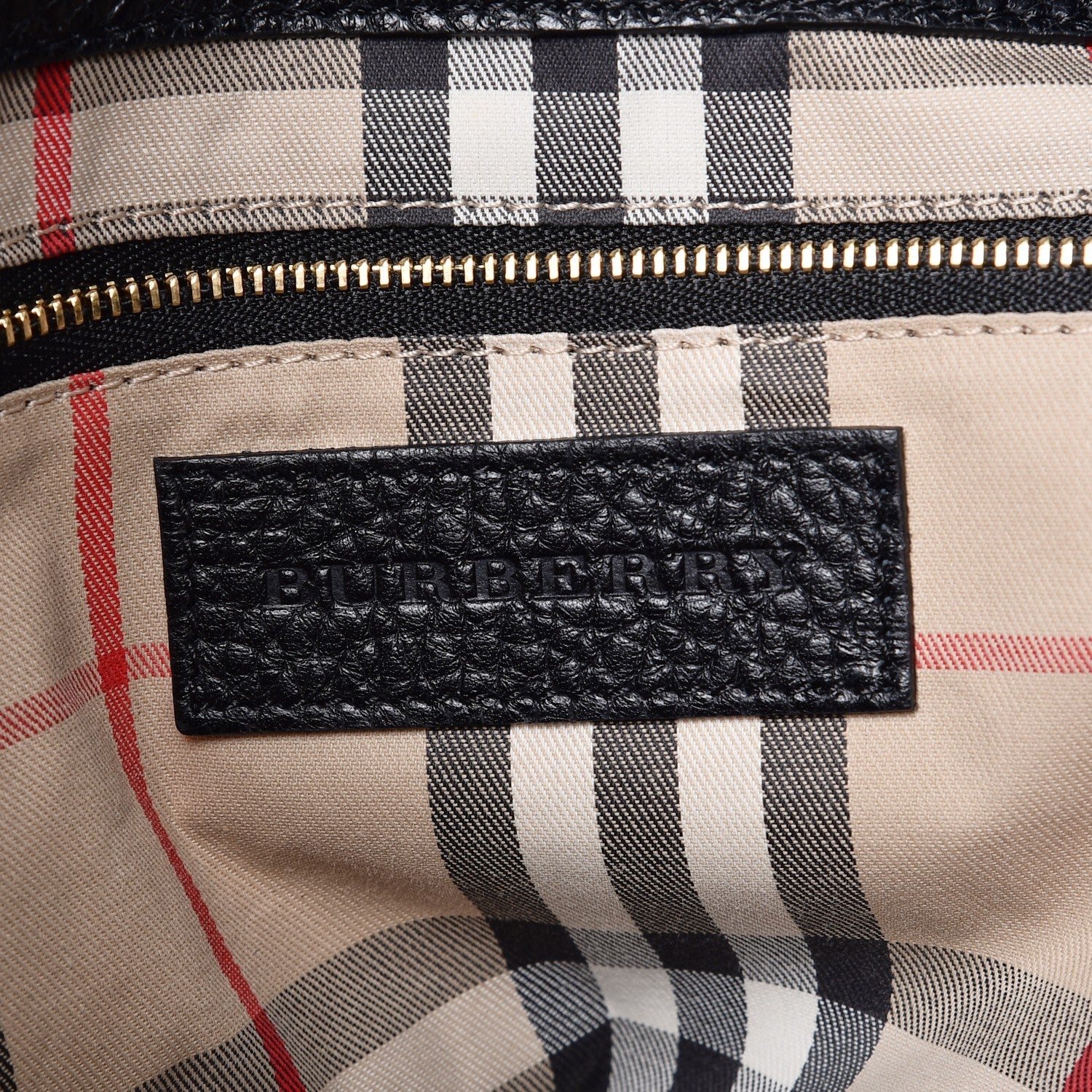 Burberry London Grainy Calfskin Medium Baynard Tote Black 5 of 16