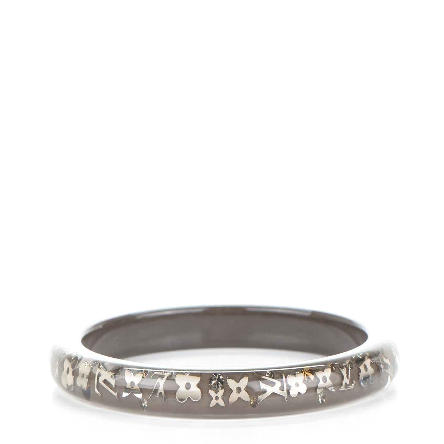 Resin Swarovski Medium Inclusion Bracelet PM Grey