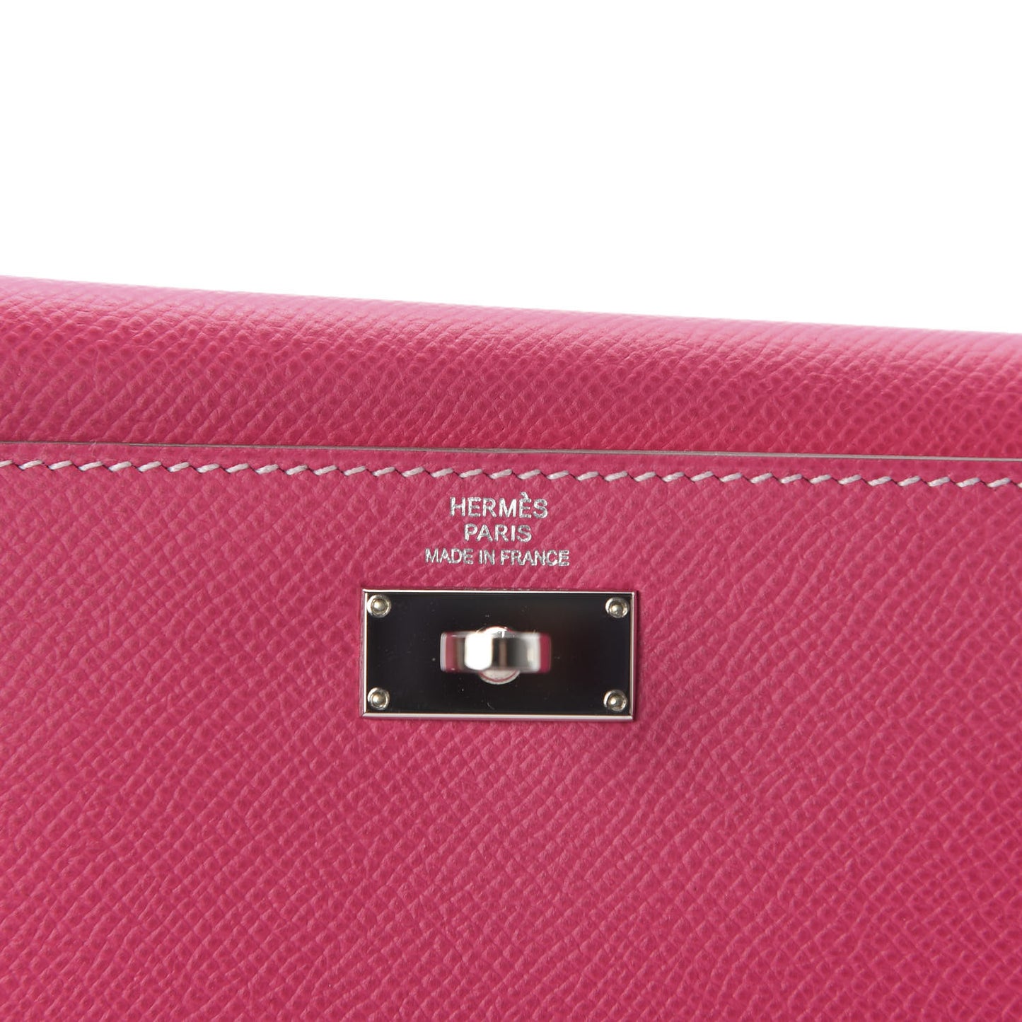 Epsom Kelly Tri-Fold Wallet Rose Tyrien