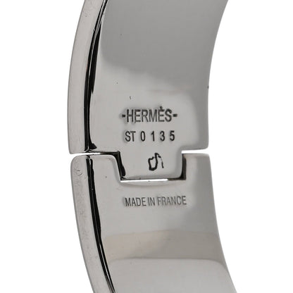 Hermes Enamel Wide Clic Clac H Bracelet PM Vieux Rose White 4 of 4