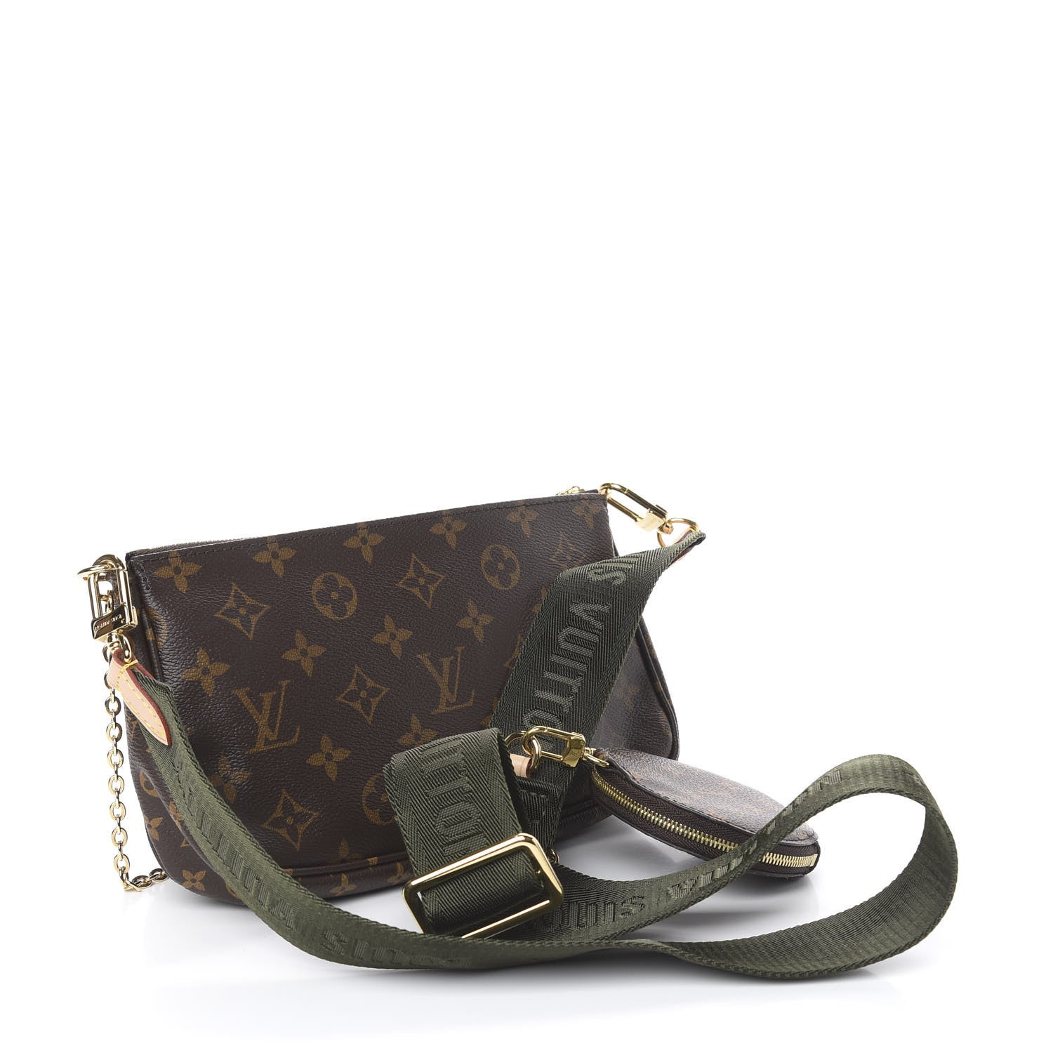 Louis Vuitton Monogram Multi Pochette Accessories Kaki 3 of 12