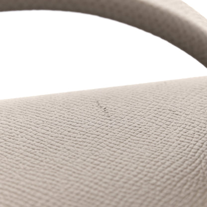 Hermes Epsom Cinhetic Boxy Top Handle Bag Etain 12 of 13