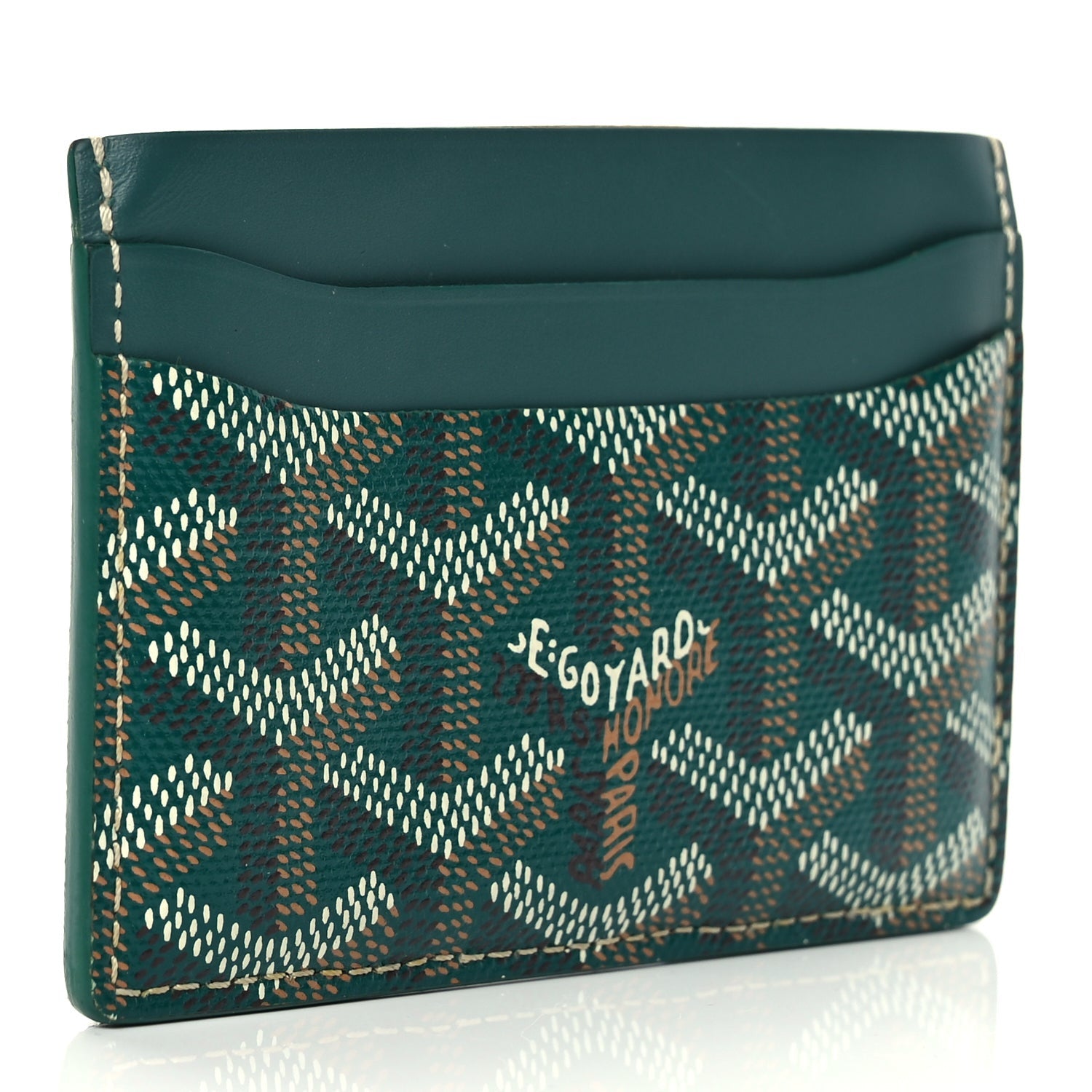 Goyard ine Saint Sulpice Card Holder Green 3 of 9