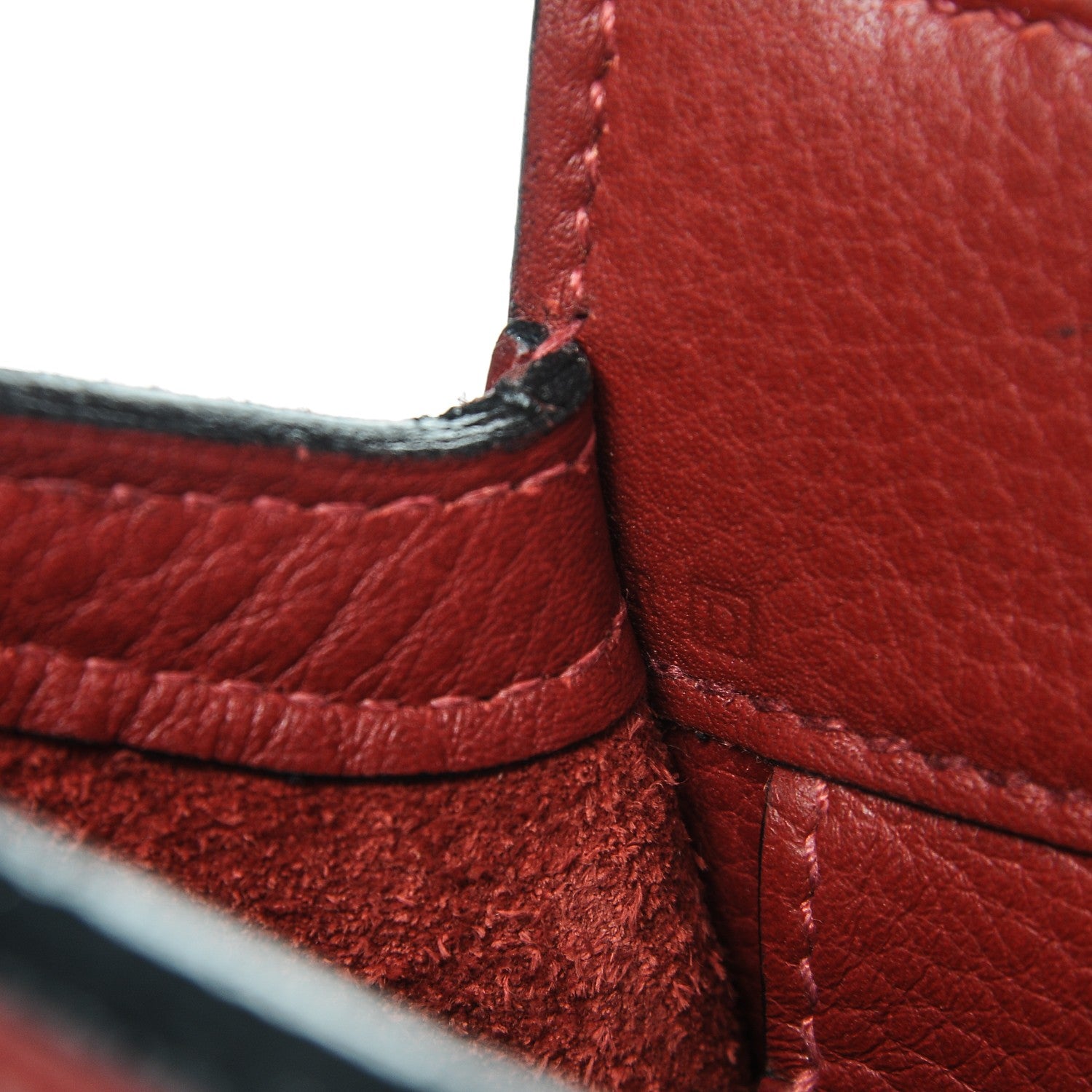 Hermes Taurillon Clemence Sherpa Backpack Rouge H 7 of 8