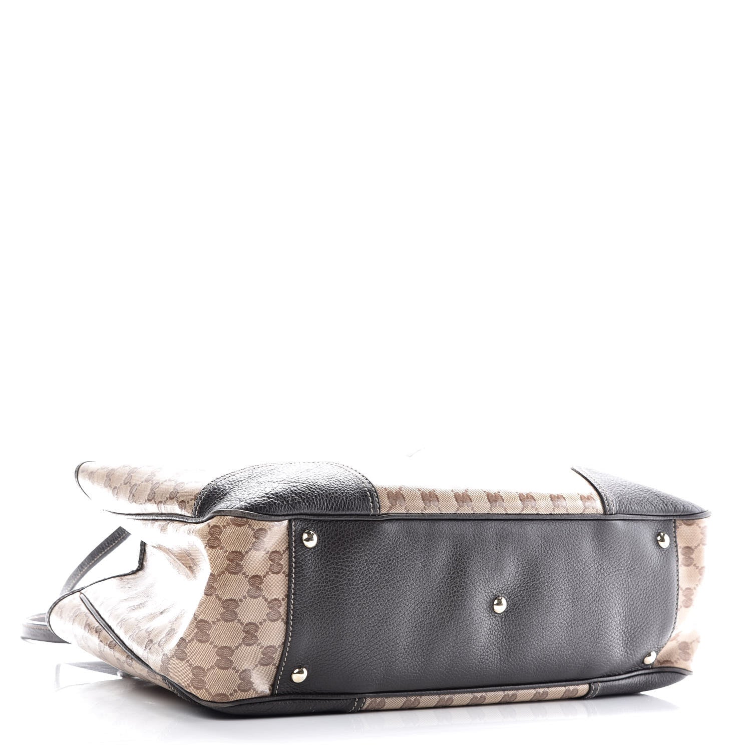 Gucci Crystal Monogram Large Princy Tote Dark Brown 4 of 15