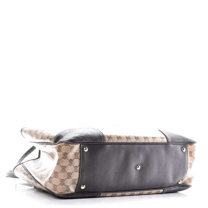 Gucci Crystal Monogram Large Princy Tote Dark Brown 4 of 15