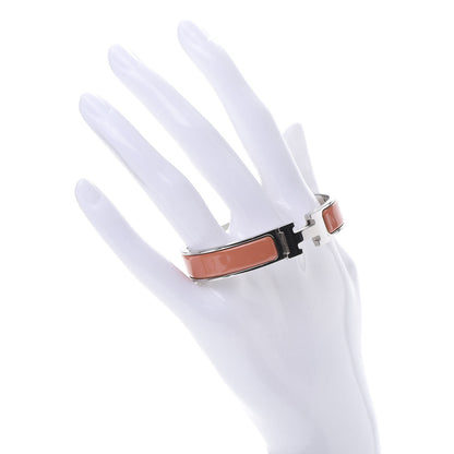 Hermes Enamel Narrow Clic Clac H Bracelet PM Mango 2 of 6
