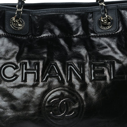 Chanel Glazed Calfskin Small Deauville Tote 7 of 9
