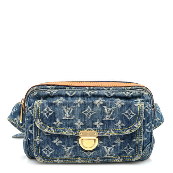 Louis Vuitton Monogram Denim Bum Bag Blue 1 of 1