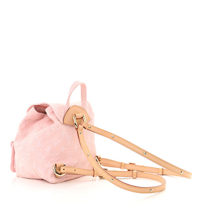 Louis Vuitton Denim Venice Backpack Washed Pink 3 of 9