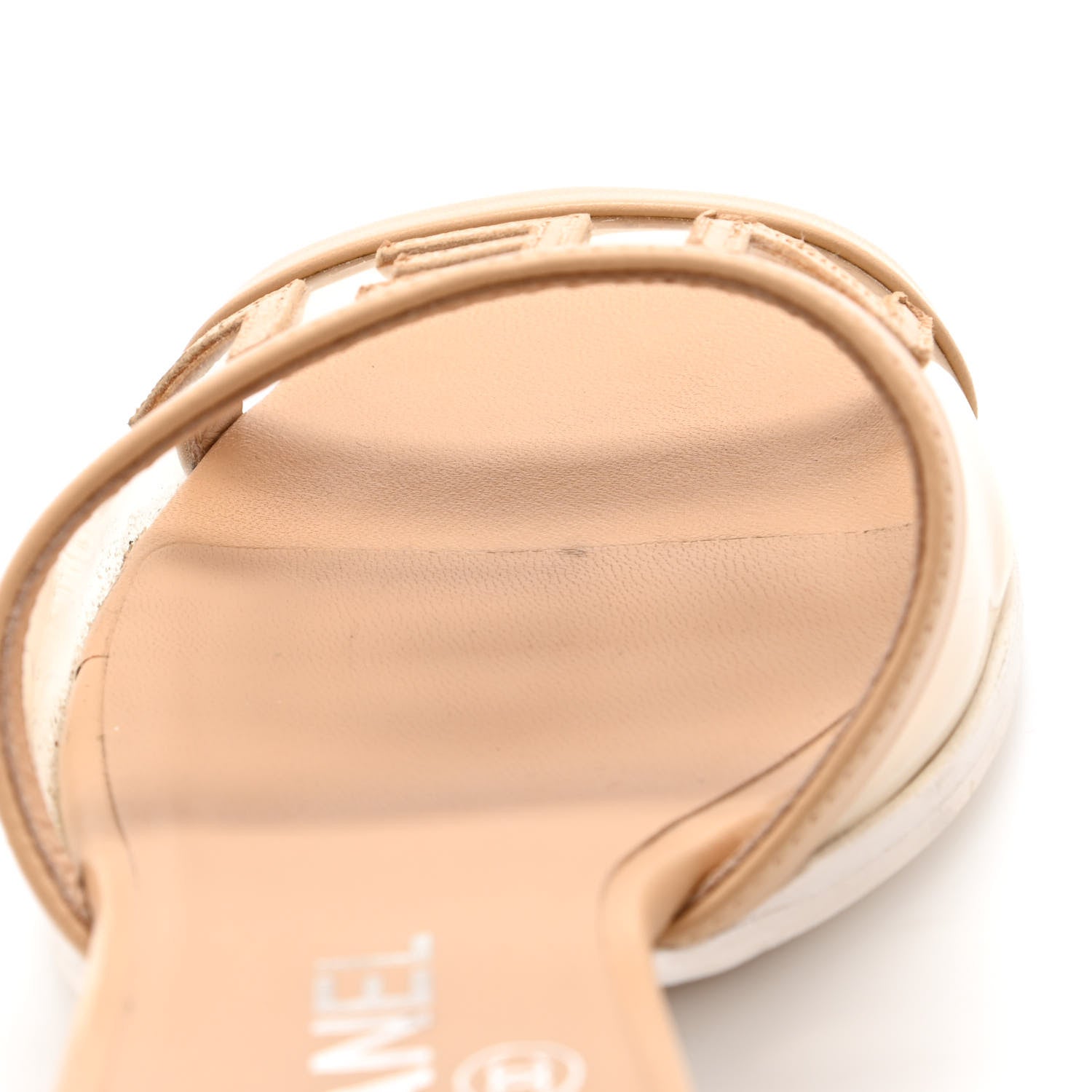 Chanel Lambskin PVC Mule 38.5 Transparent Beige 13 of 13