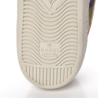 Gucci Canvas Web Flora Snake Print Mens Ace Sneakers 10.5 10 of 12