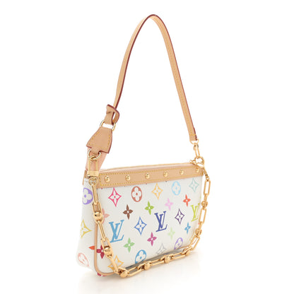 Louis Vuitton LV X TM Monogram Multicolor Pochette Accessories White 3 of 9