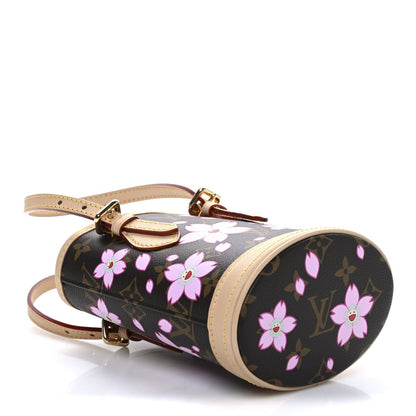 Louis Vuitton LV X TM Monogram Cherry Blossom Nano Bucket Sakura Brown 4 of 7