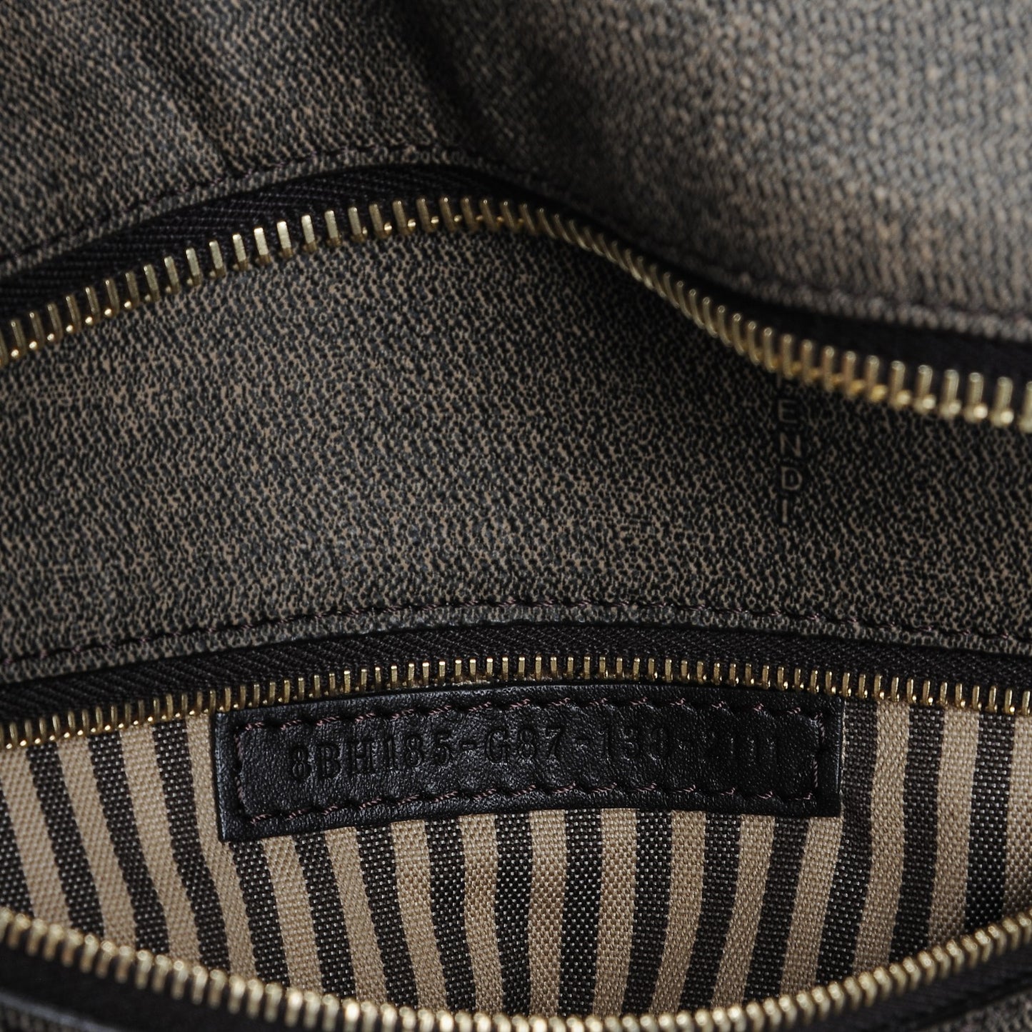 Zucca Spalmati Medium Roll Tote Tobacco Moro