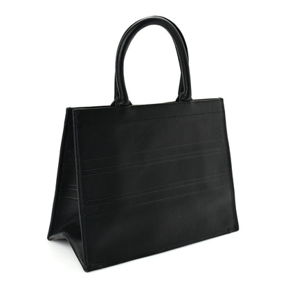 Christian Dior Calfskin Embossed Medium Book Tote Black 2 of 8