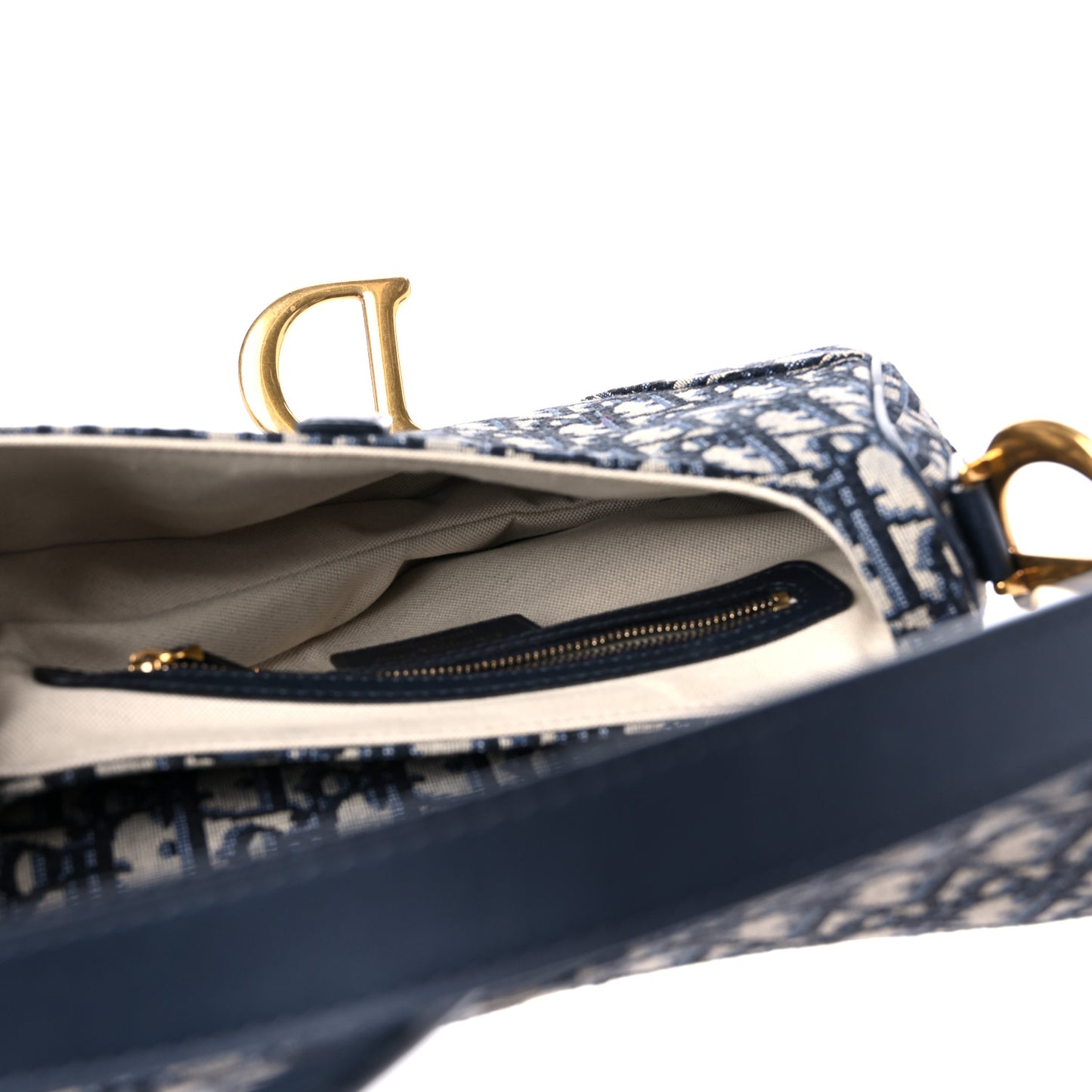 Oblique Saddle Bag Blue