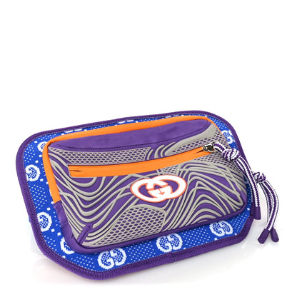 Gucci Jersey GG Monogram All Over Sporty Belt Bag Grey White Multicolor Grey / Grey White Multicolor / Multicolour 3 of 8