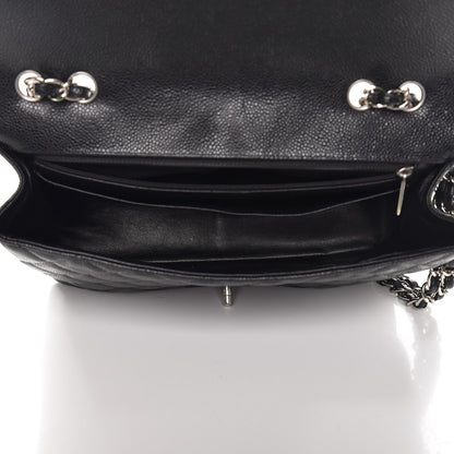 Chanel Caviar Quilted Jumbo Single Flap Black 5 of 11